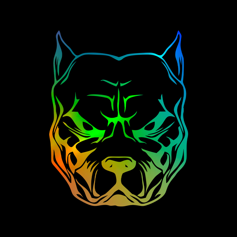 Motorcycle Gear Dogs - Pegatina de motocicleta con diseño de