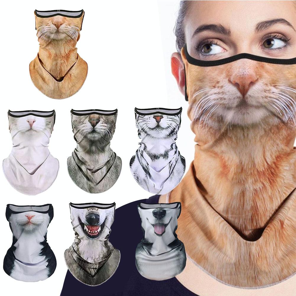 Motorcycle Gear Dogs - Pasamontañas de animales 3D para motocicleta,