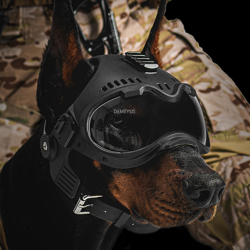 Motorcycle Gear Dogs - Casco para perro de caza al