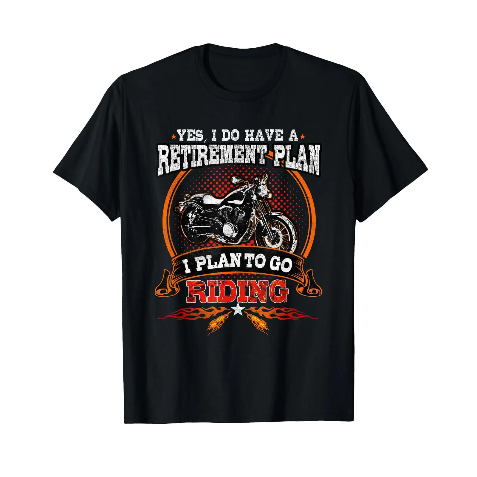 Motorcycle Gear Wash - Camiseta vintage lavada y elástica de
