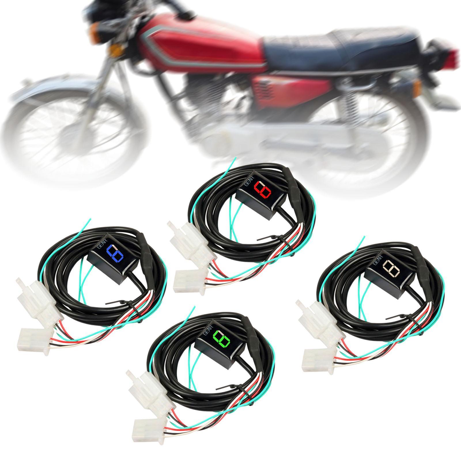 Motorcycle Gear Indicator Install - Indicador de marcha para motocicleta, resistente