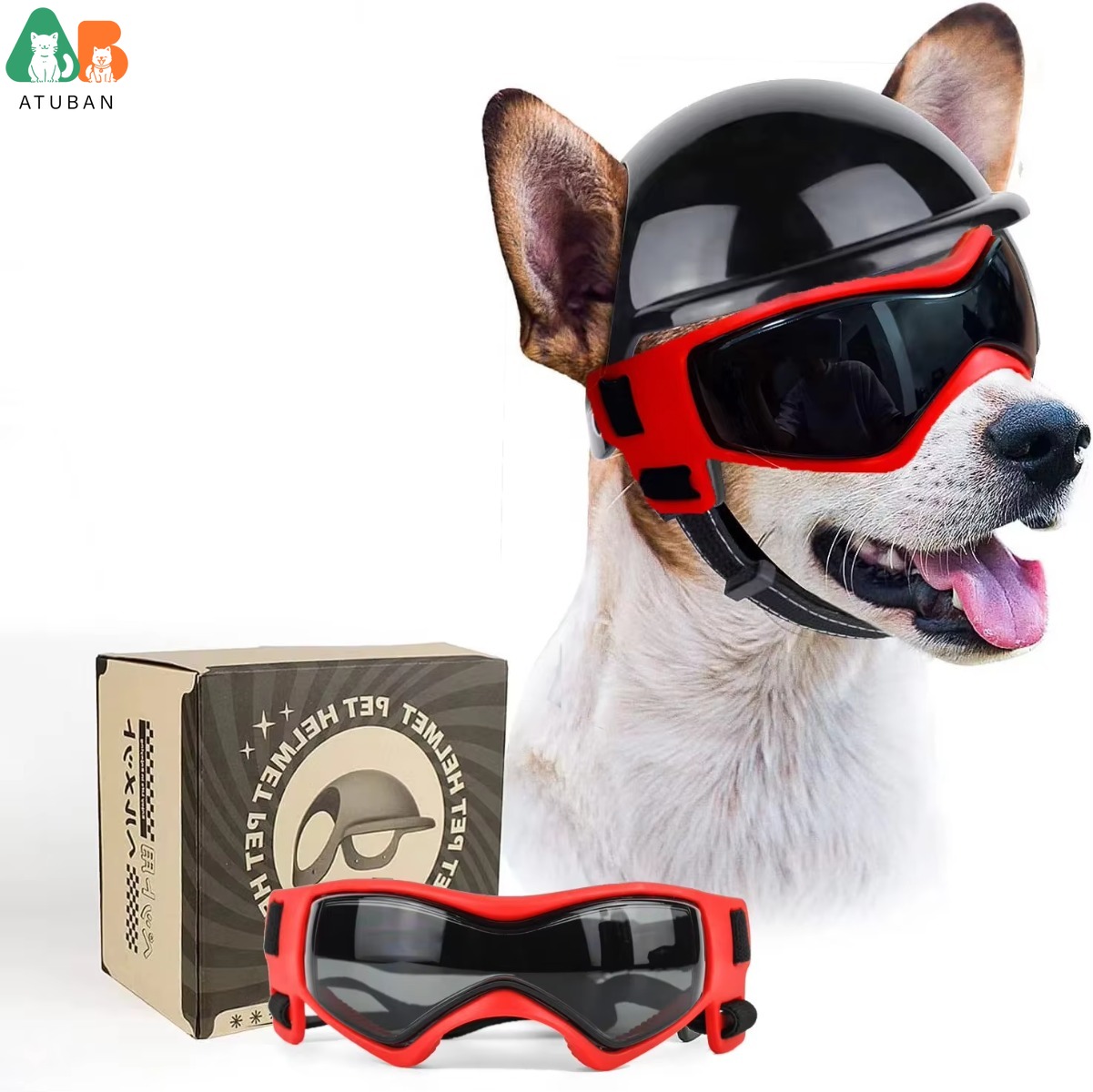 Gafas de sol para perros, jueg - Motorcycle Gear Dogs reseña y precio