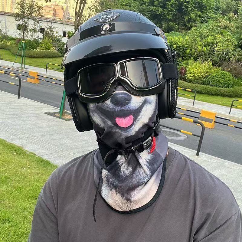 Pasamontañas 3d con bonito Ani - Motorcycle Gear Dogs reseña y precio