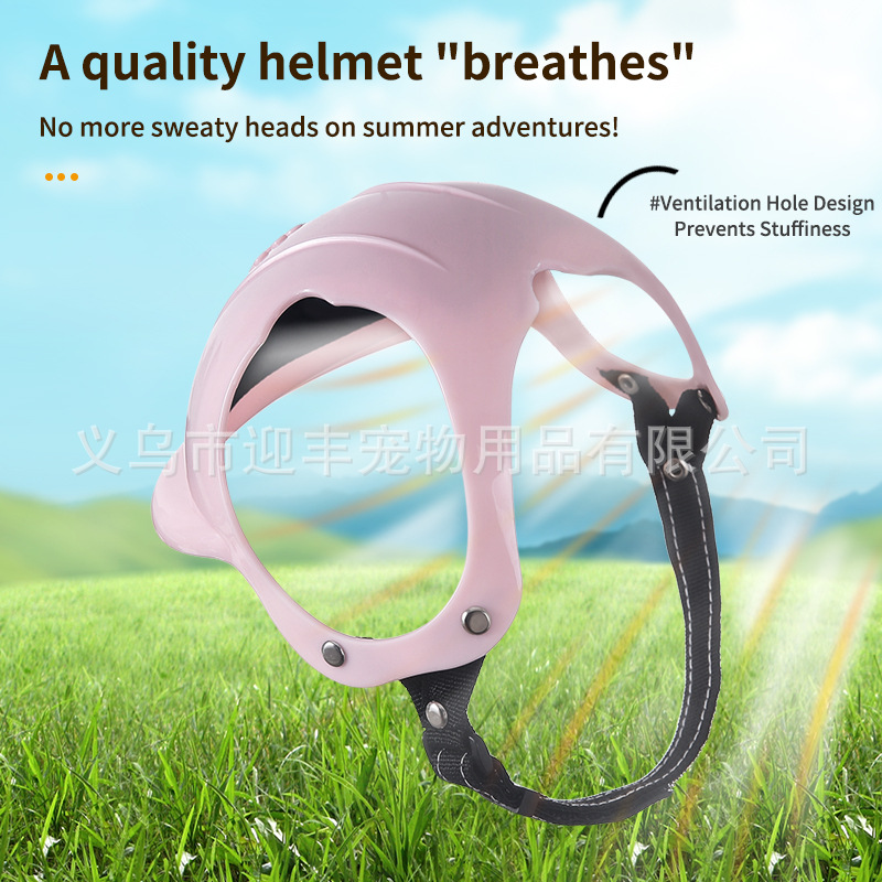 Casco Rosa para Mascotas con O - Motorcycle Gear Dogs reseña y precio