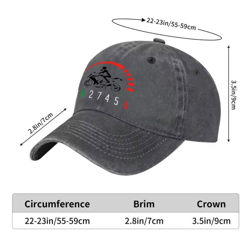 Gorra de béisbol unisex ajusta - Motorcycle Gear Wash reseña y precio