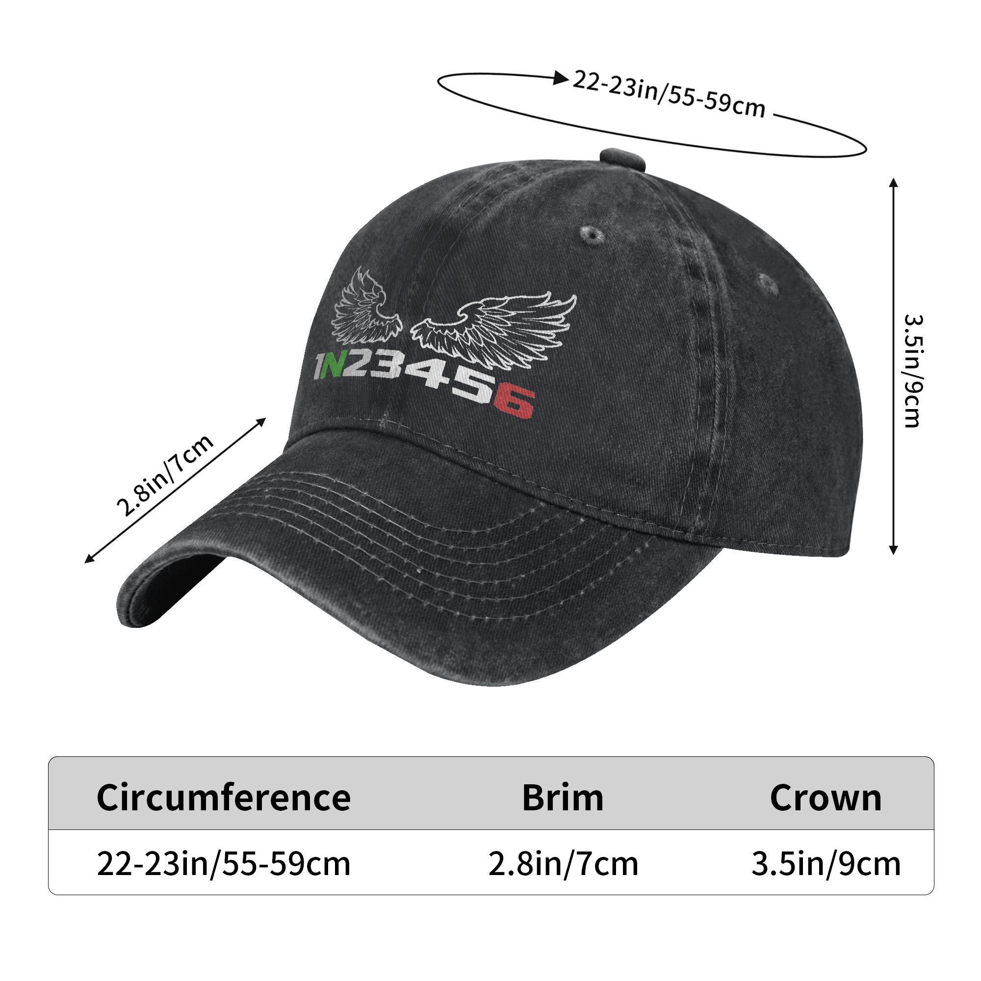 1N23456 Gorra de Béisbol Unise - Motorcycle Gear Wash reseña y precio