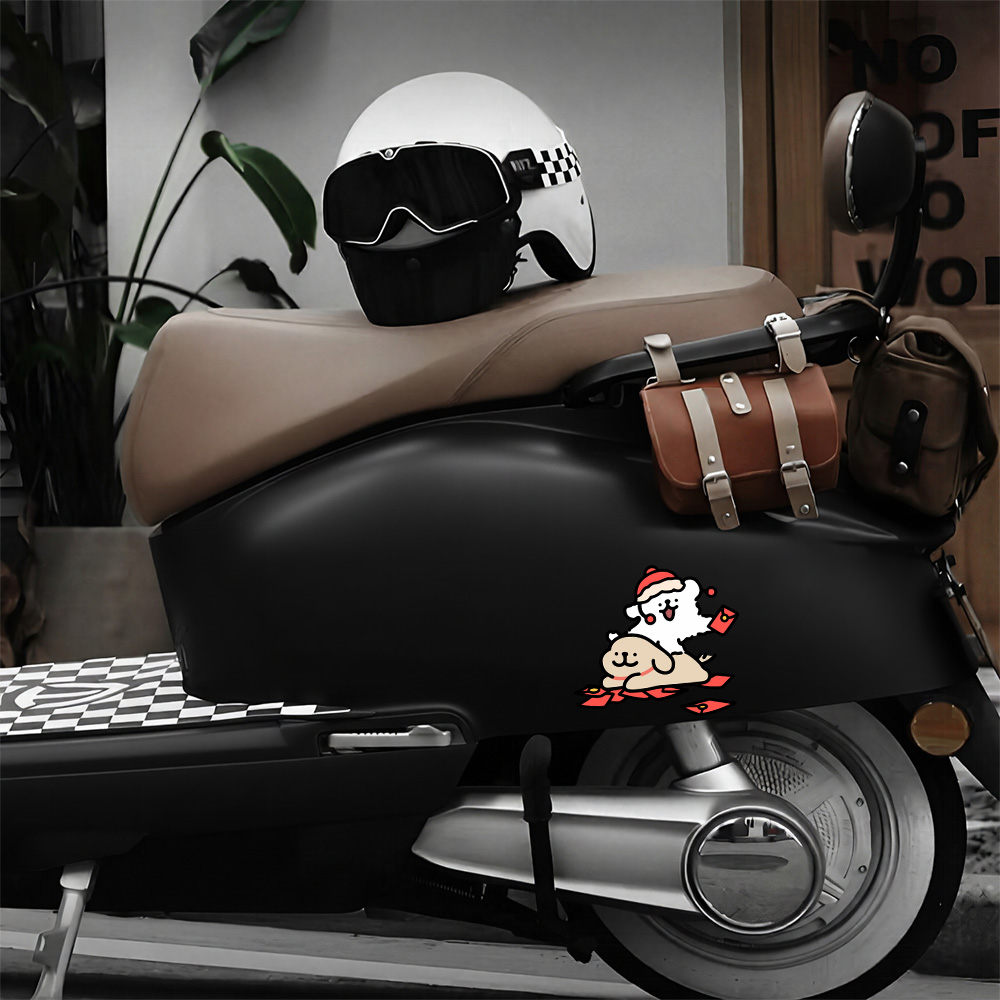 Pegatina de coche con diseño d - Motorcycle Gear Dogs reseña y precio